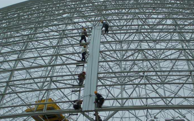 仪征网架装配好以后应当留神哪八项验收事件