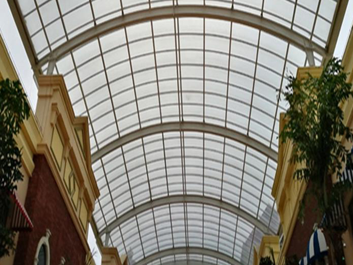 仪征屋面网架顶棚吊装方案