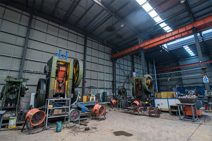 仪征网架配件-锥头加工车间